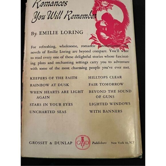 Beyond the Sound of Guns Vintage Romance by Emile Loring 1945 - Picture 4 of 5